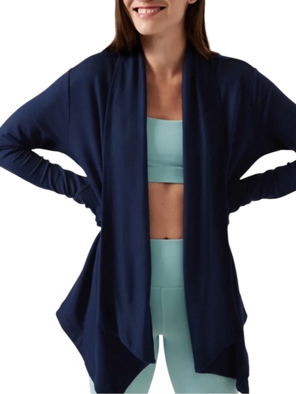 Athleta | Pranayama Restore Wrap Cardigan Sweater